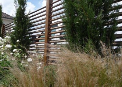 Panneau végétaux en bois décoration extérieur